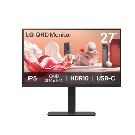 Obrázok pre LG 27BA75QB-B.AEU počítačový monitor 68,6 cm (27") 2560 x 1440 px Wide Quad HD LED Černá