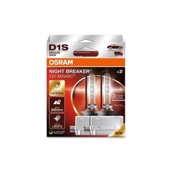 Obrázok pre OSRAM D1S XENARC NIGHT BREAKER 220 - 3letá záruka