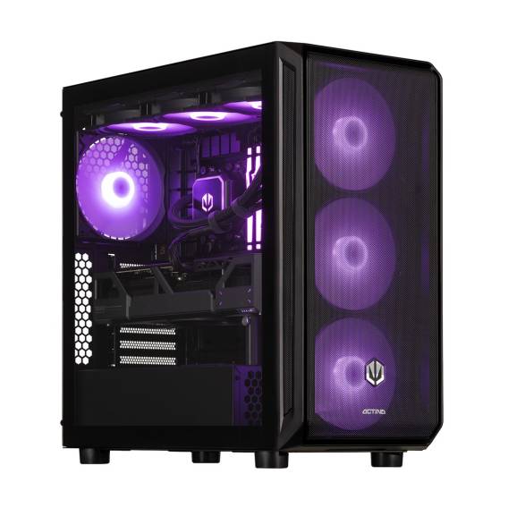 Obrázok pre Actina 5901443414667 PC AMD Ryzen™ 7 7700X 32 GB DDR5-SDRAM 2 TB SSD AMD Radeon RX 9070 XT Midi Tower Černá