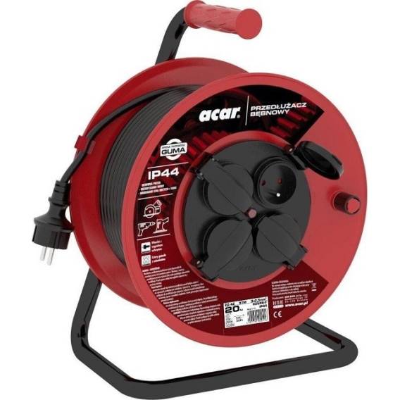 Obrázok pre PZ-4Z/STM H05RR-F 3G2.5 20M Zatahovací prodlužovací kabel