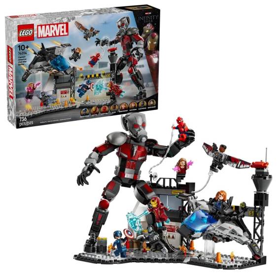 Obrázok pre LEGO MARVEL 76314 Kapitán Amerika: Občanská válka
