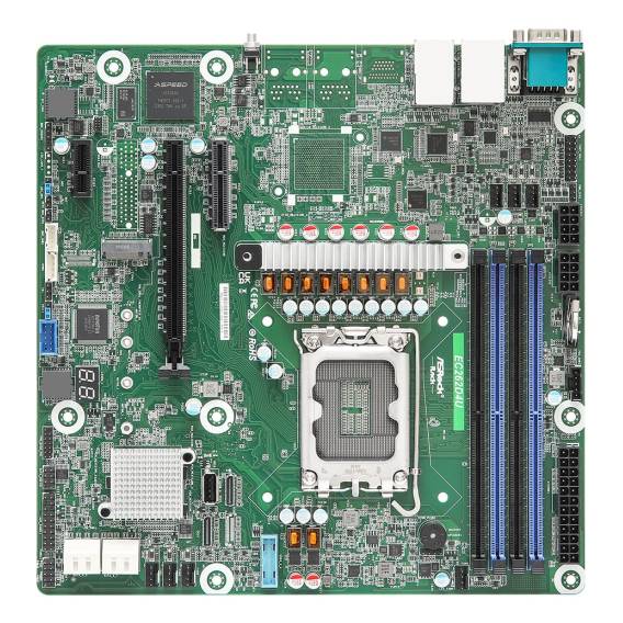 Obrázok pre Asrock EC262D4U základní deska Intel C262 LGA 1700 Micro ATX