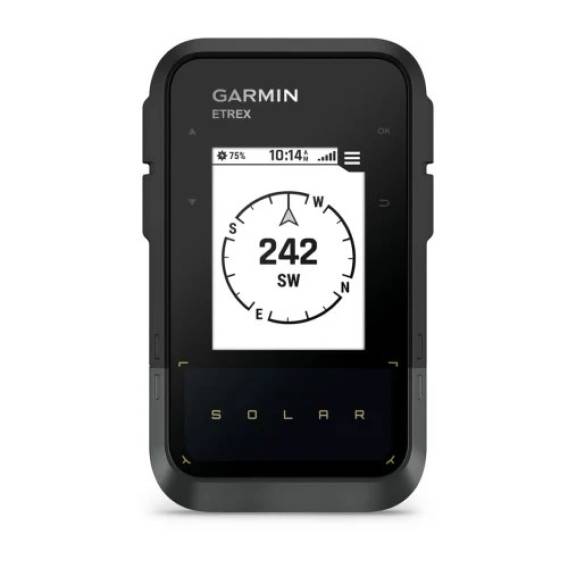 Obrázok pre Garmin eTrex Solar GPS navigace Do ruky 5,49 cm (2.16") 141 g Černá, Šedá