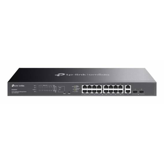 Obrázok pre TP-Link Omada ES220GMP síťový přepínač Řízený L2 Gigabit Ethernet (10/100/1000) Podpora napájení po Ethernetu (PoE) Černá
