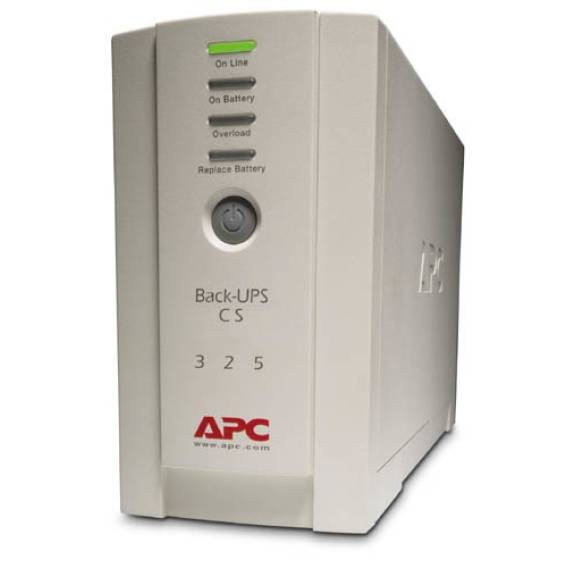 Obrázok pre APC Back-UPS CS 325 w/o SW zdroj nepřerušovaného napětí Pohotovostní režim (offline) 0,325 kVA 210 W