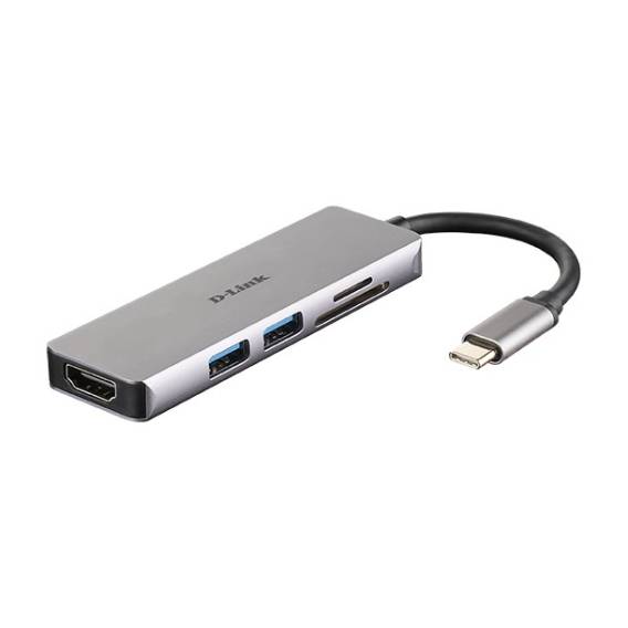 Obrázok pre D-Link DUB-M530 dokovací stanice/replikátor portů Kabel USB 3.2 Gen 1 (3.1 Gen 1) Type-C Hliník