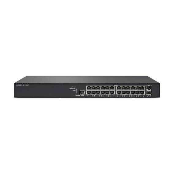 Obrázok pre LANCOM GS-3126XP Řízený L3 Gigabit Ethernet (10/100/1000) Podpora napájení po Ethernetu (PoE) 1U Černá