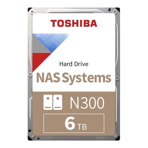 Obrázok pre Toshiba N300 vnitřní pevný disk 6 TB 7200 ot/min 512 MB 3.5" Serial ATA III