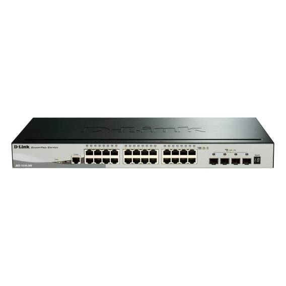 Obrázok pre D-Link DGS-1250-28XMP Řízený L3 Gigabit Ethernet (10/100/1000) Podpora napájení po Ethernetu (PoE) Černá