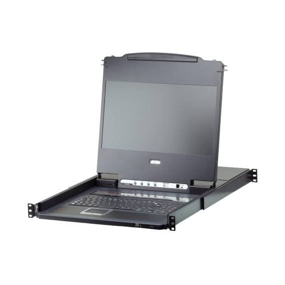 Obrázok pre ATEN CL6708MW-ATA-AG racková konzole 43,9 cm (17.3") 1920 x 1080 px Kov, Plast Černá 1U