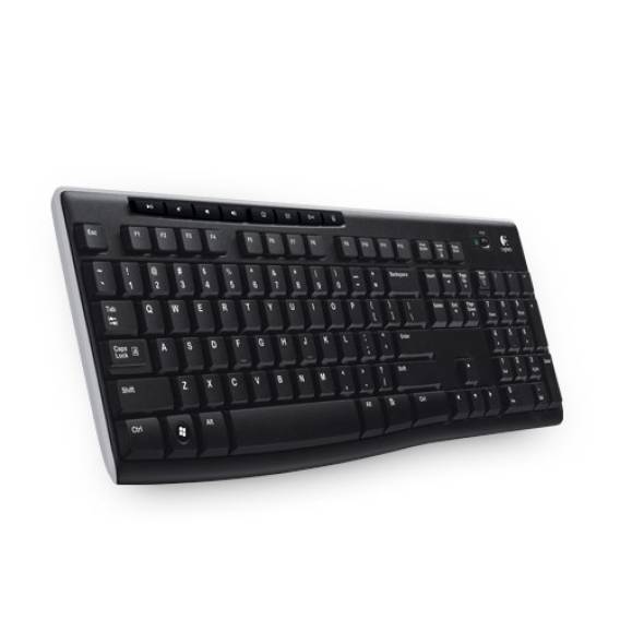 Obrázok pre Logitech Wireless Keyboard K270 klávesnice Univerzální RF bezdrátový QWERTZ Česky Černá