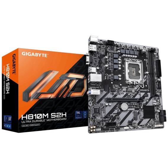 Obrázok pre GIGABYTE H810M S2H základní deska Intel H810 LGA 1851 (Socket V1) Micro ATX