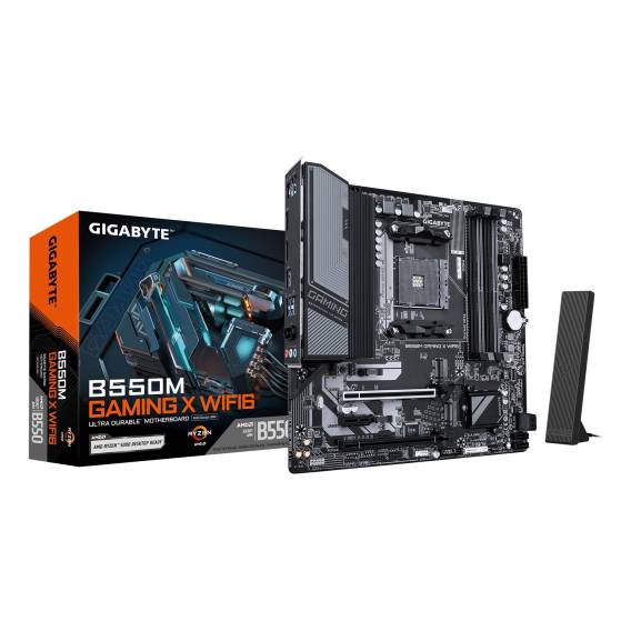 Obrázok pre GIGABYTE B550M GAMING X WIFI6 základní deska AMD B550 Socket AM4 Micro ATX