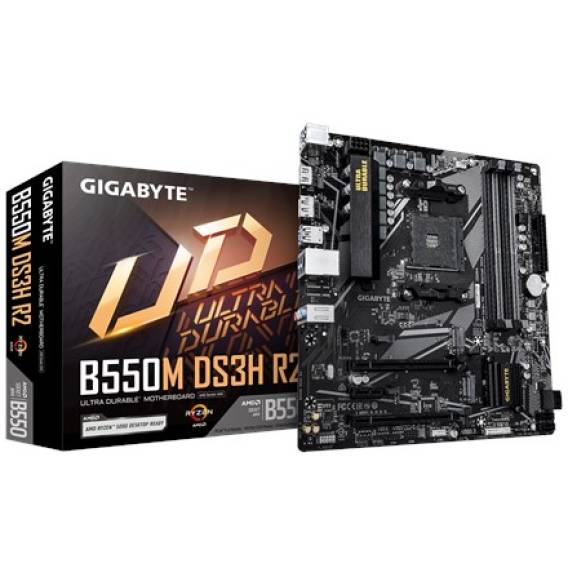 Obrázok pre GIGABYTE B550M DS3H R2 základní deska AMD B550 Socket AM4 Micro ATX