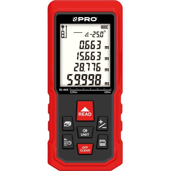 Obrázok pre Laser distance meter DL-60X