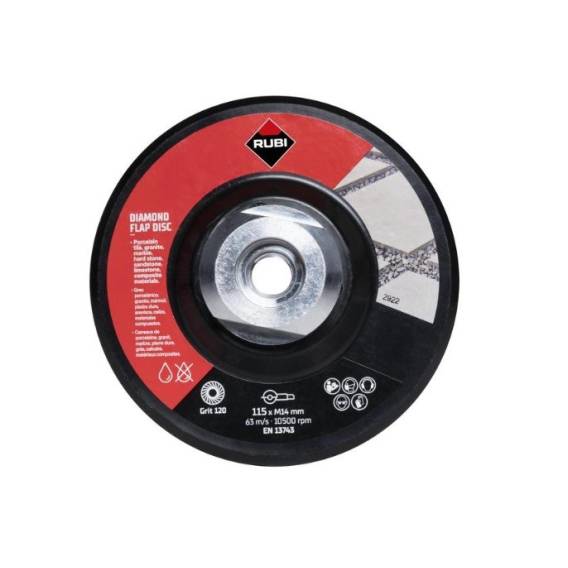 Obrázok pre RUBI POLISHING WHEEL 115MM 100/120  32927