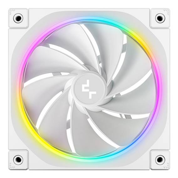 Obrázok pre DeepCool FL12R WH-3 IN 1 Počítačová skříň Ventilátor 12 cm Bílá 3 kusů