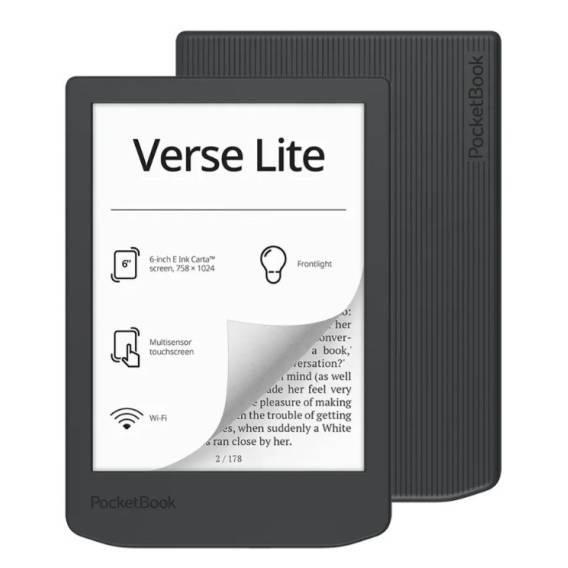 Obrázok pre Ebook PocketBook Verse Lite 619 6“ E-Ink Carta 8GB Wi-Fi šedá