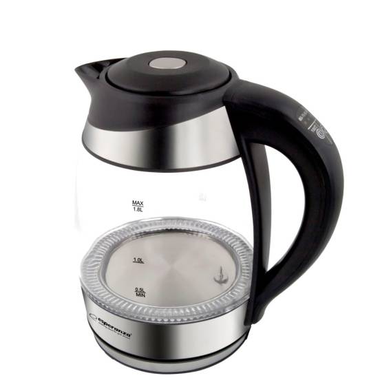 Obrázok pre Esperanza EKK026 elektrická konvice 1,7 l 2200 W Černá, Průhledná