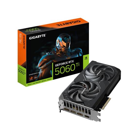 Obrázok pre GIGABYTE GeForce RTX 5060 Ti WINDFORCE OC 16G NVIDIA 16 GB GDDR7