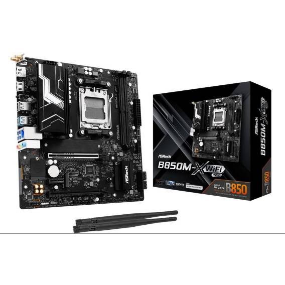 Obrázok pre Asrock B850M-X WiFi R2 AMD B850 Zásuvka AM5 Micro ATX