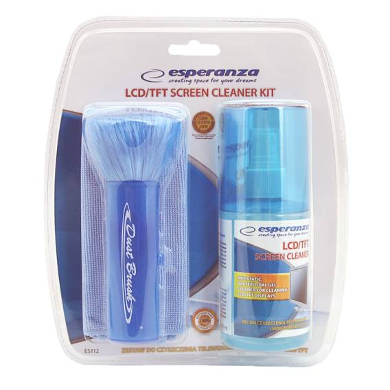 Obrázok pre Esperanza ES112 souprava pro čištění počítače LCD/TFT/Plazma 200 ml