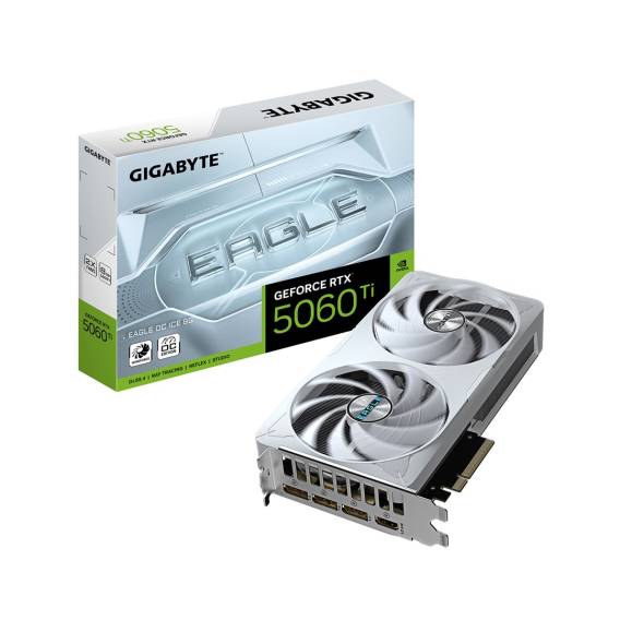 Obrázok pre GIGABYTE GeForce RTX 5060 Ti EAGLE OC ICE 8G NVIDIA 8 GB GDDR7