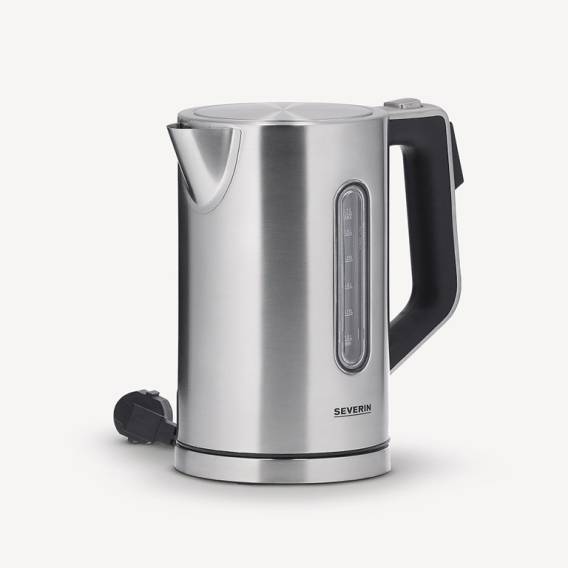 Obrázok pre Severin 3418000 elektrická konvice 1,7 l 3000 W Černá, Nerezová ocel