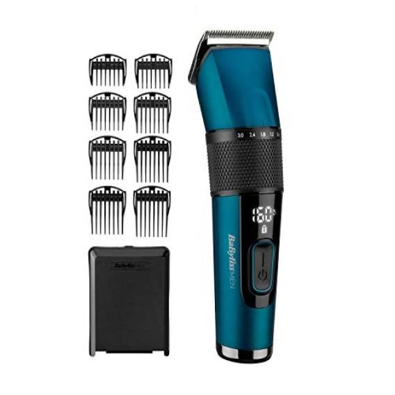 Obrázok pre BaByliss Japanese Steel Digital Hair Clipper Černá, Modrozelená 45 Lithium-ion (Li-ion)