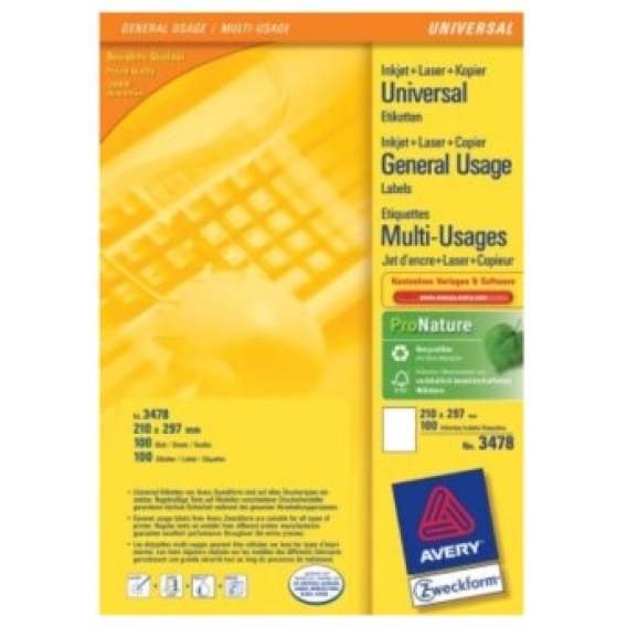 Obrázok pre Avery Multi-Function Labels Bílá