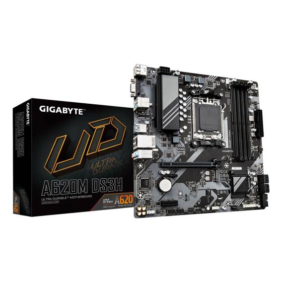 Obrázok pre GIGABYTE A620M DS3H základní deska AMD A620 Zásuvka AM5 Micro ATX