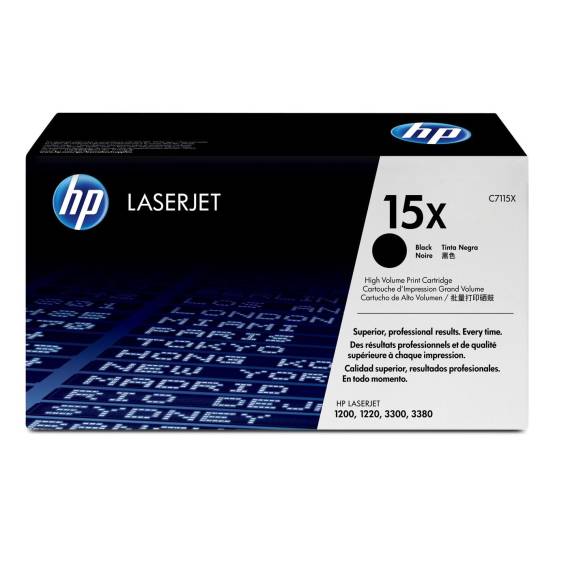 Obrázok pre HP 15X Černá originální tonerová kazeta LaserJet s vysokou výtěžností