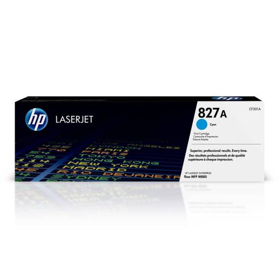 Obrázok pre HP 827A Azurová originální tonerová kazeta LaserJet