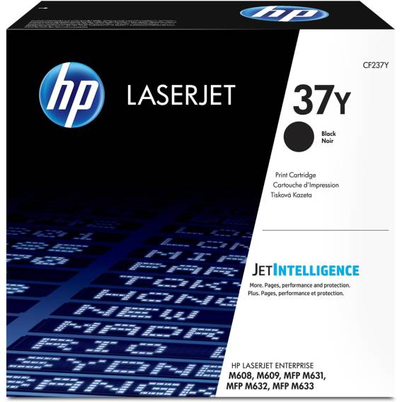 Obrázok pre HP 37Y Černá originální tonerová kazeta LaserJet s mimořádně vysokou výtěžností