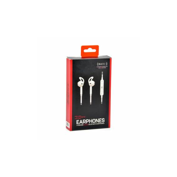 Obrázok pre Slúchadlá s mikrofónom X-ZERO X-H842BW (športové; bezdrôtové, Bluetooth; ÁNO; biela farba)