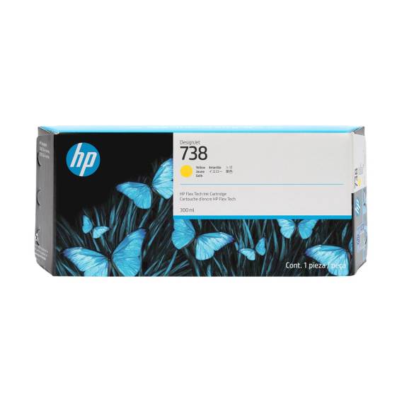 Obrázok pre HP 300ml žlutá inkoustová kazeta 738 DesignJet
