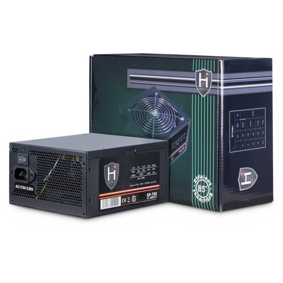 Obrázok pre Inter-Tech HIPOWER SP-750 napájecí zdroj 750 W 20+4 pin ATX ATX Černá