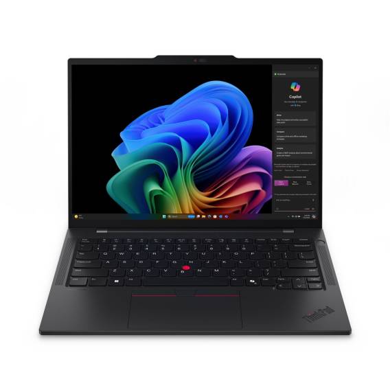 Obrázok pre Lenovo ThinkPad T14s Gen 6 (Snapdragon) Copilot+ PC X1E-78-100 Laptop 35,6 cm (14") WUXGA 32 GB LPDDR5x-SDRAM 1 TB SSD Wi-Fi 7 (802.11be) Windows 11 Pro Německý Černá