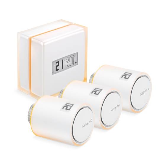 Obrázok pre Netatmo NBU-NTH-NAV termostat RF Průhledná, Bílá