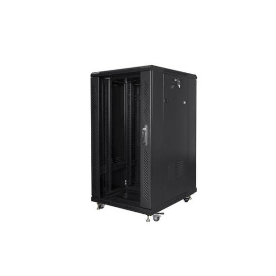 Obrázok pre Lanberg FF01-6822-12B rack 22U Volně stojící rack Černá