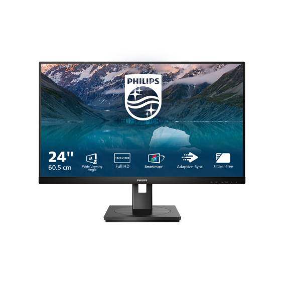 Obrázok pre Philips S Line 242S9JML/00 LED display 61 cm (24") 1920 x 1080 px Full HD LCD Černá