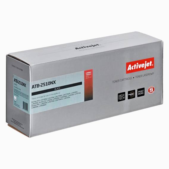 Obrázok pre Activejet ATB-2510NX Toner pro tiskárny Brother; náhradní Brother TN2510XL; Supreme; 3000 stran; černý)