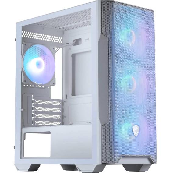 Obrázok pre MSI MAG Forge M100R Micro Tower Průhledná, Bílá