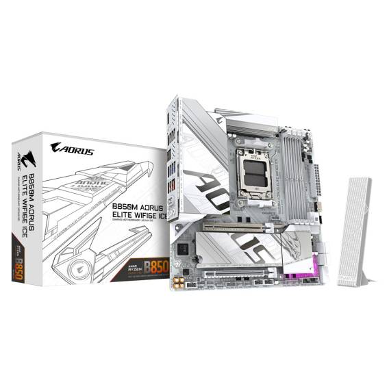 Obrázok pre GIGABYTE B850M AORUS ELITE WIFI6E ICE AMD B850 Zásuvka AM5 Micro ATX