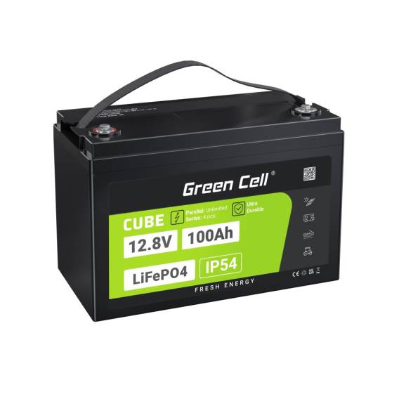 Obrázok pre Green Cell LFPGC12V100AH baterie do UPS Lithium-železo-fosfátová (LiFePo4) 12,8 V 100 Ah