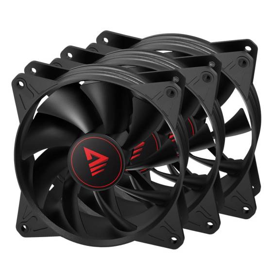 Obrázok pre SAVIO Sada ventilátorů BLADE X1 SET 3 x 120mm 4-pin PWM černý
