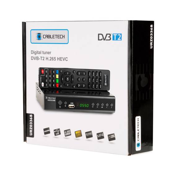 Obrázok pre Cabletech DEKODER DVB-T2 H.265 HEVC URZ0336
