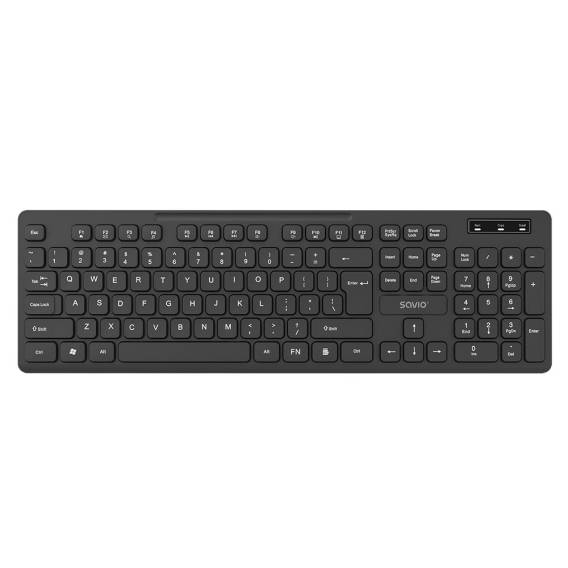 Obrázok pre Savio KB-02 klávesnice Domov/kancelář USB QWERTY Černá