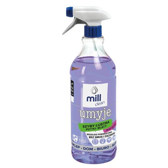 Obrázok pre Mill Clean Mycí prostředek na mytí oken, skla, zrcadel, dlaždic s vůní macchie 1,22 l