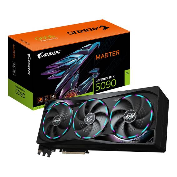 Obrázok pre GIGABYTE AORUS GeForce RTX 5090 MASTER 32G NVIDIA 32 GB GDDR7